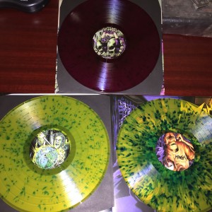 Havok "Back on Black" colored 180 gram vinyl discs