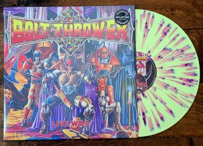 Bolt Thrower - Live War Yellow Splatter Vinyl Front.jpg