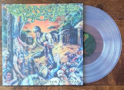 Jungle Rot - Slaughter the Weak Clear Vinyl Front.jpg