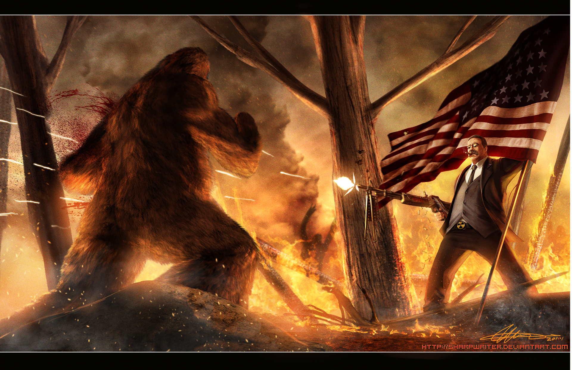 teddy_roosevelt_vs__bigfoot_by_sharpwriter-d3a72w4.jpg